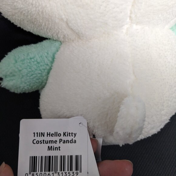Hello Kitty Mint Panda Costume 11" Plush - New with tag (Round1 Exclusive) - Picture 5 of 7